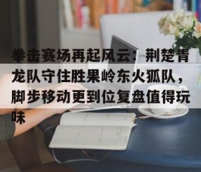 拳击赛场再起风云：荆楚青龙队守住胜果岭东火狐队，脚步移动更到位复盘值得玩味-体育直播